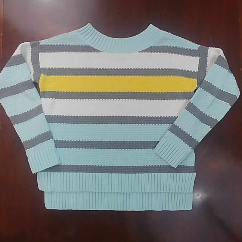 Liz Claiborne Knit Stripe Pull Over Sweater